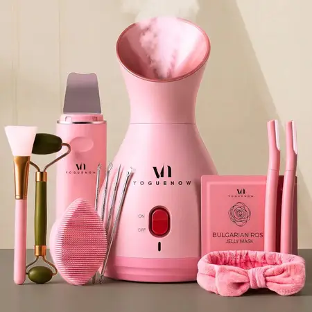 Facial Steamer Spa Kit with Complimentary 17 Skin Care Tools